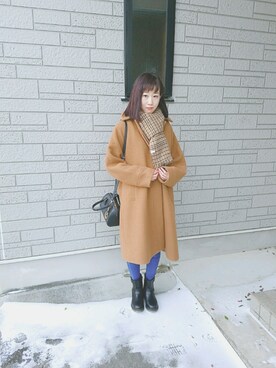 ゆーか︎︎☁︎︎*.さん（レディース・168cm）の冬コーディネート