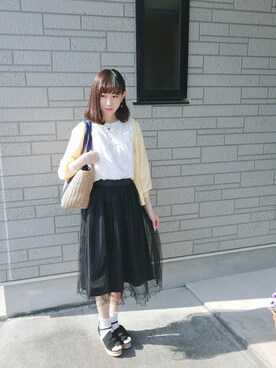 ゆーか︎︎☁︎︎*.さん（レディース・168cm）の春コーディネート