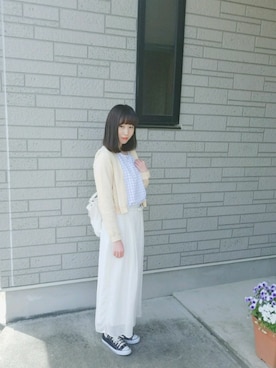 ゆーか︎︎☁︎︎*.さん(レディース・168cm)の春コーディネート