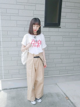 ゆーか︎︎☁︎︎*.さん（レディース・168cm）の夏コーディネート