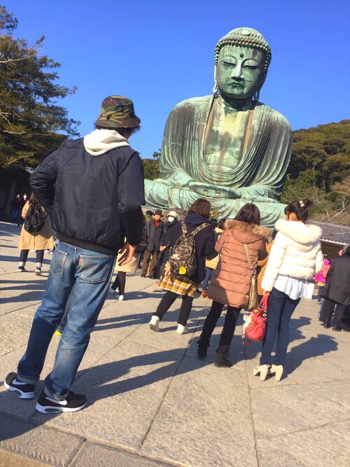 14:30 高徳院で「鎌倉の大仏」を参拝
