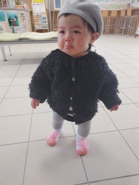 「ほのちゃんコーデ」｜✼ほのほの✼さん（キッズ・70cm）の冬コーディネート