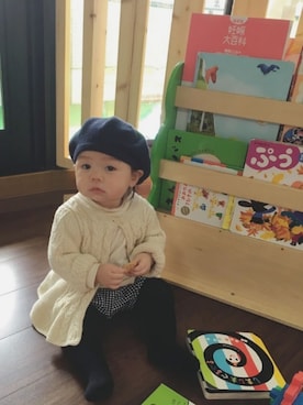 「ほのちゃんコーデ」｜✼ほのほの✼さん（キッズ・70cm）の冬コーディネート