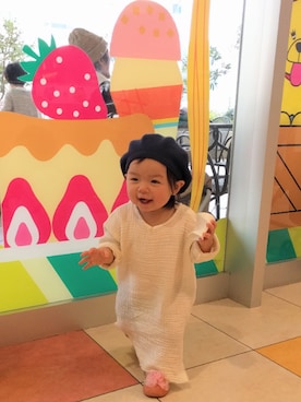 「ほのちゃんコーデ」｜✼ほのほの✼さん（キッズ・70cm）の春コーディネート