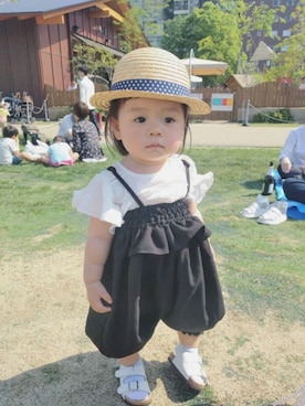 「ほのちゃんコーデ」｜✼ほのほの✼さん（キッズ・70cm）の春コーディネート