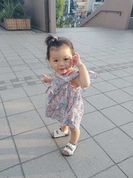 「ほのちゃんコーデ」｜✼ほのほの✼さん（キッズ・70cm）の夏コーディネート