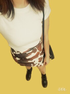 「Dr. Martens（ドクターマーチン）のアイテム（ブーツ、ブラック系）」を使った、bangshakelakaさん（レディース・158cm）の秋コーディネート