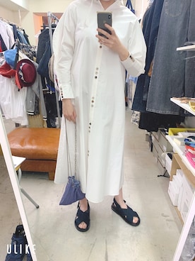 「MARNI（マルニ）のアイテム（シューズ）」を使った、DAMIER_Osaka.Yumiさん（レディース・170cm）の冬コーディネート
