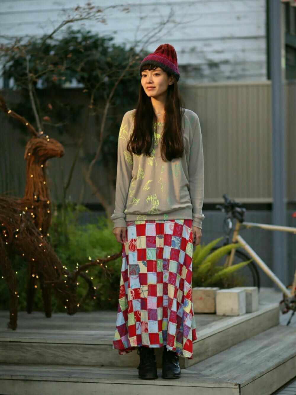新品Juana de arco ホォアナデアルコ　ワッフル長袖Tシャツ 新品Juana de arco ホォアナデアルコワッフル長袖Tシャツ