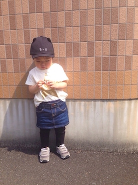 a__yaさん（キッズ・80cm）の春コーディネート