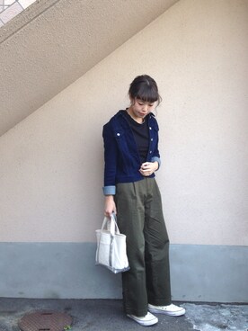 a__yaさん（レディース・158cm）の春コーディネート