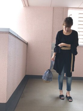 a__yaさん（レディース・158cm）の夏コーディネート