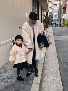 a__yaさん（レディース・158cm）の冬コーディネート