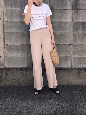 a__yaさん（レディース・157cm）の夏コーディネート