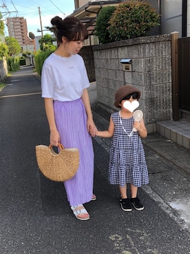 a__yaさん（レディース・158cm）の夏コーディネート