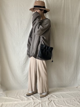 「JABURO（ジャブロー）のアイテム」を使った、a__yaさん（レディース・158cm）の冬コーディネート