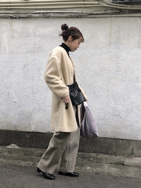 a__yaさん（レディース・158cm）の冬コーディネート