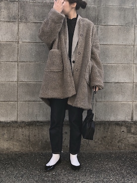 a__yaさん（レディース・158cm）の冬コーディネート