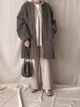 a__yaさん（レディース・158cm）の冬コーディネート