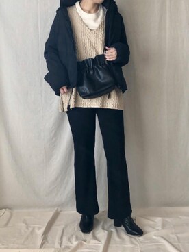 a__yaさん(レディース・158cm)の冬コーディネート