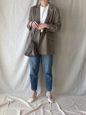 a__yaさん（レディース・158cm）の春コーディネート