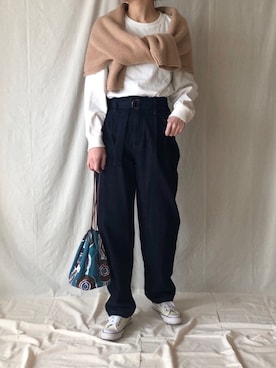 a__yaさん（レディース・158cm）の冬コーディネート