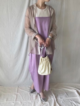 a__yaさん（レディース・158cm）の夏コーディネート