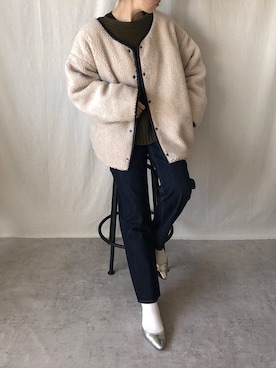 a__yaさん（レディース・158cm）の冬コーディネート