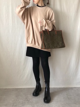 a__yaさん（レディース・158cm）の冬コーディネート