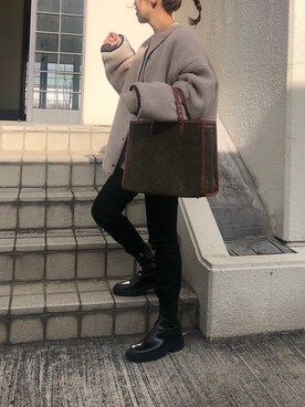 a__yaさん（レディース・158cm）の冬コーディネート