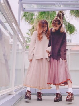 マジェスティックレゴンららぽーとTOKYO-BAY店スタッフさん（レディース・154cm）の秋コーディネート