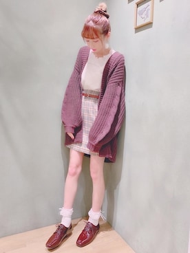 マジェスティックレゴンららぽーとTOKYO-BAY店スタッフさん（レディース・154cm）の秋コーディネート