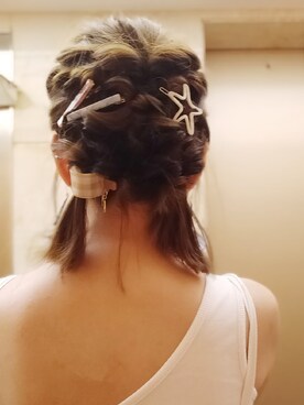 「hairarrange」｜じょえびさん（レディース・153cm）の夏コーディネート