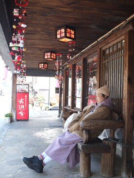 「PENFIELD USA（ペンフィールドユーエスエー）のアイテム」を使った、じょえびさん（レディース・153cm）の春コーディネート