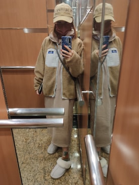 「PENFIELD USA（ペンフィールドユーエスエー）のアイテム」を使った、じょえびさん（レディース・153cm）の冬コーディネート