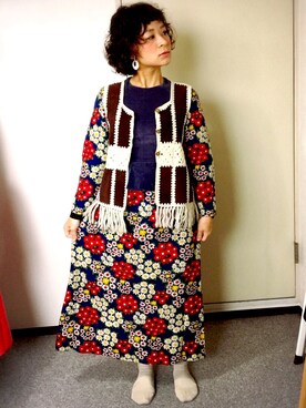 「フリマ」｜KAZUYOさん（レディース・150cm）の冬コーディネート