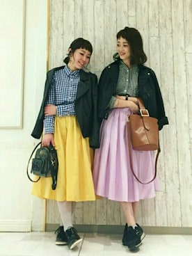 みっちゃんさん（レディース・154cm）の春コーディネート