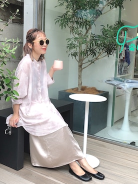 みっちゃんさん（レディース・154cm）の夏コーディネート