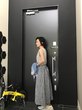 「フリマ」｜「アイテム（ブルゾン）」を使った、maikoさん（レディース・152cm）の春コーディネート