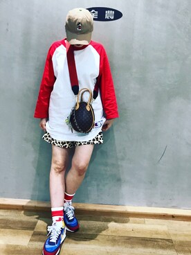 「Deuxieme Classe（ドゥーズィエムクラス）のアイテム（ソックス/靴下）」を使った、ゆらゆらさん（レディース・153cm）の夏コーディネート