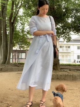 「ノスタルジア」｜「アイテム（ワンピース）」を使った、Ashさん（レディース・160cm）の春コーディネート