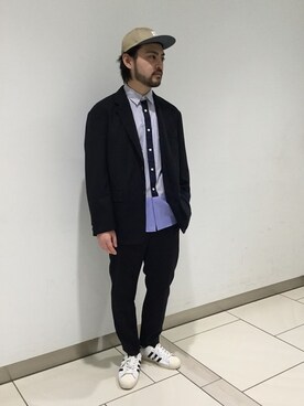 「Journal Standard TRISECT（トライセクト）のアイテム（ジャケット/アウター）」を使った、欠畑　慶寛さん（メンズ・180cm）の春コーディネート