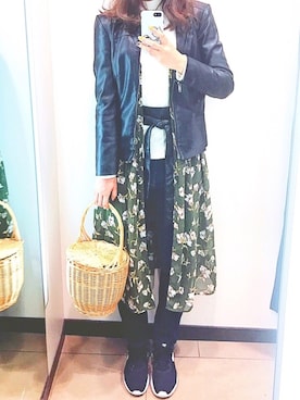 「BLESS（ブレス）のアイテム（バッグ）」を使った、miiiiさん（レディース・168cm）の春コーディネート