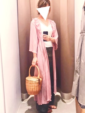 「BLESS（ブレス）のアイテム（バッグ）」を使った、miiiiさん（レディース・168cm）の秋コーディネート