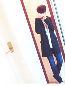 ＜HIROKI＞さん（メンズ・176cm）の冬コーディネート