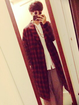 「アイテム（ジャージ）」を使った、＜HIROKI＞さん（メンズ・176cm・10代）の春コーディネート