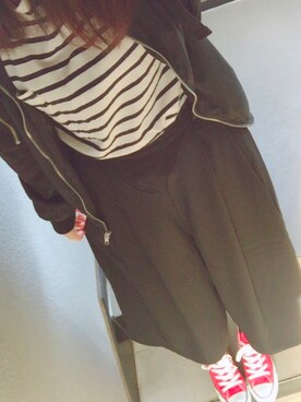 「sango（sango）のアイテム（その他アウター）」を使った、na ♡*°さん（レディース・160cm）の春コーディネート