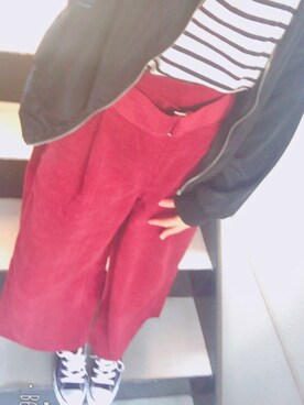 「sango（sango）のアイテム（その他アウター）」を使った、na ♡*°さん（レディース・160cm）の秋コーディネート