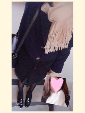 「オリエンタルトラフィック」｜「アイテム（チェスターコート）」を使った、na ♡*°さん（レディース・160cm）の冬コーディネート