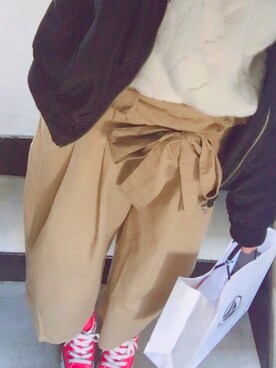 「sango（sango）のアイテム（その他アウター）」を使った、na ♡*°さん（レディース・160cm）の冬コーディネート